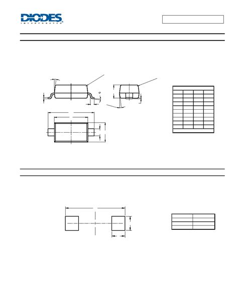 BZT52C3V3 Datasheet 4 5 Pages DIODES SURFACE MOUNT ZENER DIODE