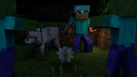 Wallpaper Minecraft Wolf Background Looking For The Best Epic