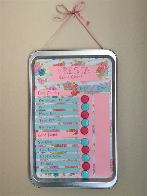 DIY Magnetic Chore Chart + Free Printable – [step]momming