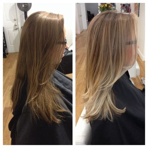 Sunkissed Sombre Blonde Blonde Sombre Long Hair Styles Blonde