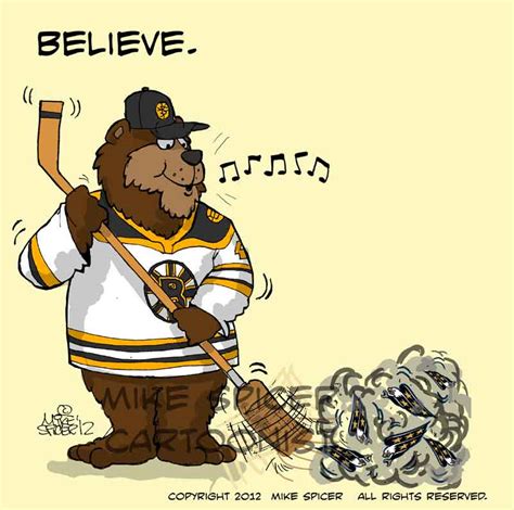 Mike Spicer Cartoonist / Caricaturist.: Believe. Bruins vs Capitals
