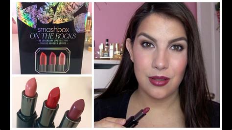 Smashbox Be Legendary Lipstick Trio Review Youtube