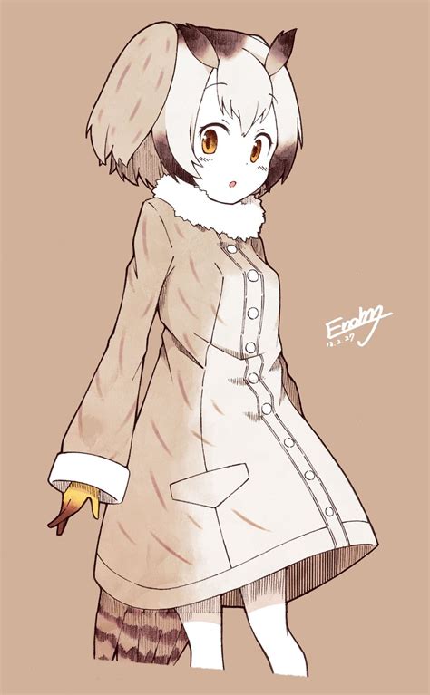 Northern White Faced Owl Kemono Friends Northern White Faced Owl