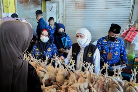 Pedagang Pasar Gresik Curhat Kenaikan Harga Ke Gubernur Jawa Timur