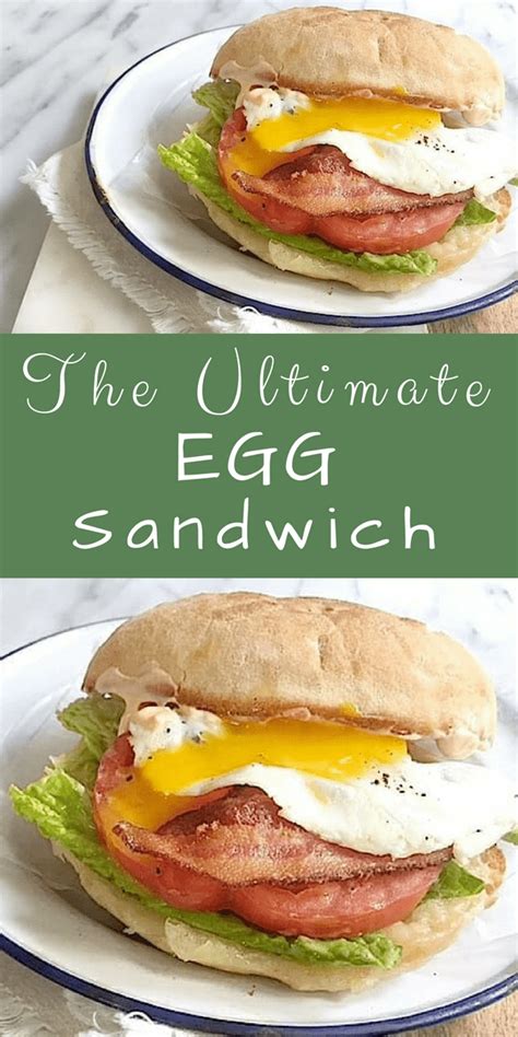 Ultimate Egg Sandwich Recipe Egg Sandwiches Healthy Breakfast Recipes Recipes