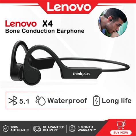 Lenovo X4 X3 Pro Bone Conduction Earphone Bluetooth Hifi Ear Hook