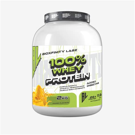 100% Whey Protein 2kg – Bioxfinity Labz