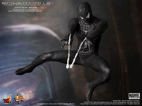 Spiderman Black Homem Aranha Hot Toys Peter Parker Avengers R Em Mercado Livre