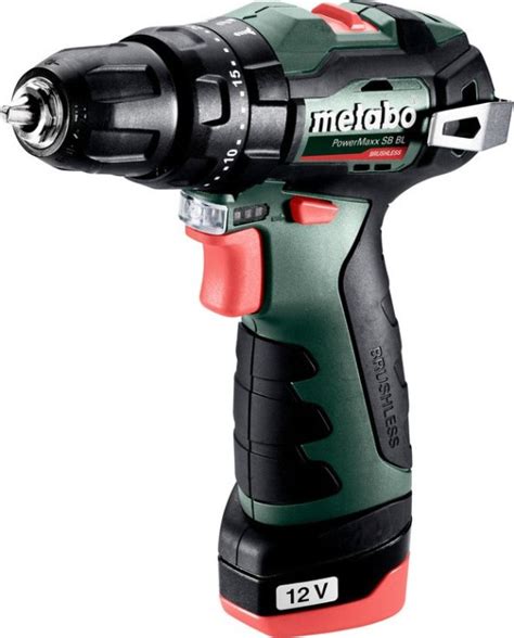 Metabo PowerMaxx BS BL Akku Schlagbohrschrauber Inkl Koffer 2 Akkus