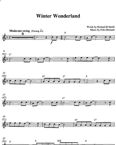 Winter Wonderland Sheet Music by Doris Day | nkoda | Free 7 days trial