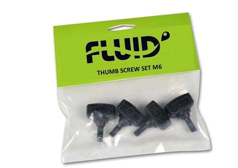 Fluid Wakeboard Thumb Screw Set M6 Fluid