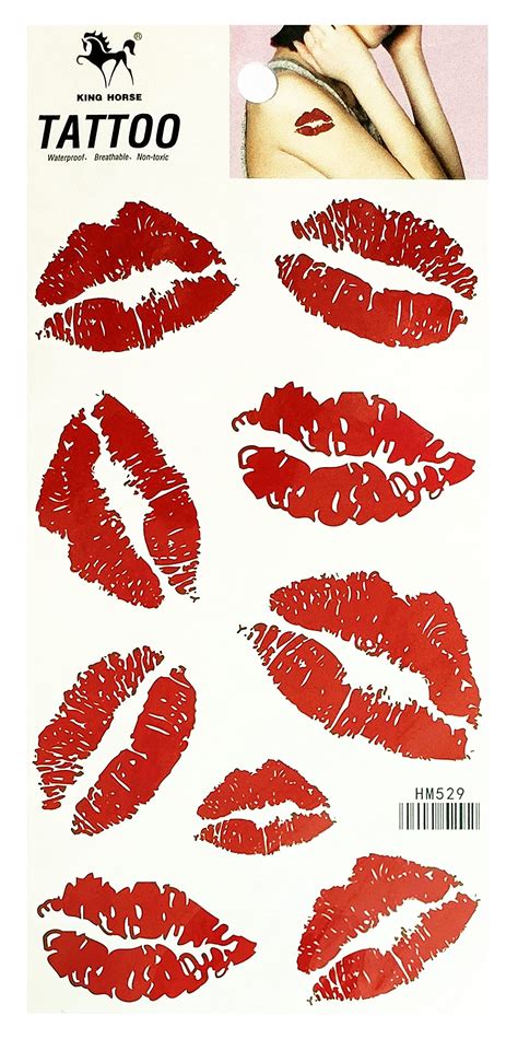 Lipstick Font Tattoo