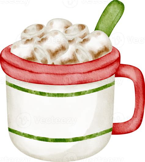 Watercolor Autumn Hot Cocoa Png