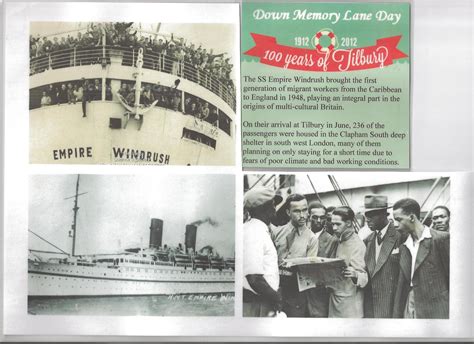 Windrush Comes To Tilbury June 22nd 1948 The Empire Windrush