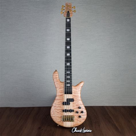 Spector Euro5 Lt 5 String Bass Guitar Natural Matte Chucksclusive — Chuck Levins Washington