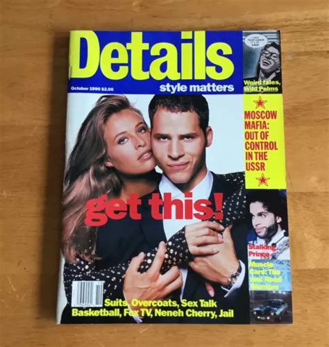 details magazine october  prince neneh cherry matthew modine wilbert rideau eur