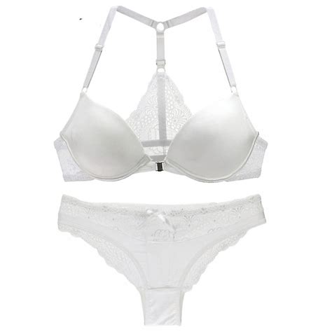 Women Lace Lingerie Set Plus Size Bra Push Up Beautiful Underwear Seamless Female Front