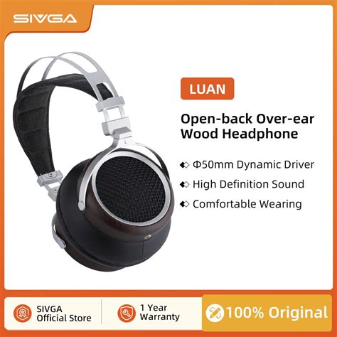SIVGA LUAN Hi-Fi 50 мм динамические Накладные наушники с открытой ...