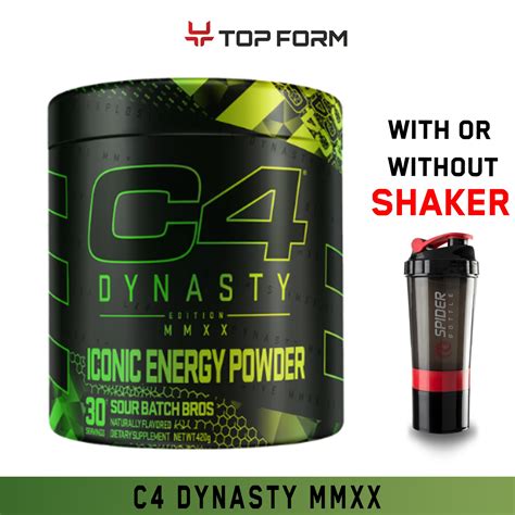 C4 Dynasty Mmxx Pre Workout Powder 30 Servings Lazada Ph