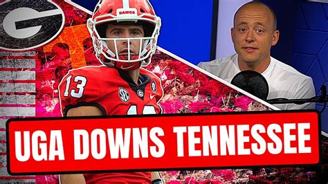 Uga Beats Tennessee Josh Pate Rapid Reaction Late Kick Cut Youtube