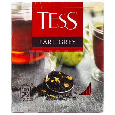 Чай черный Tess Earl Grey Эрл Грей (100 шт) - IRMAG.RU