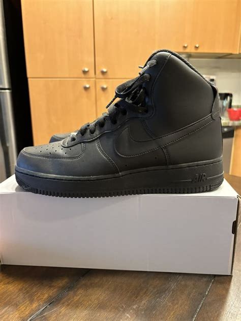 Nike Air Force 1 - High Top - Black | Grailed