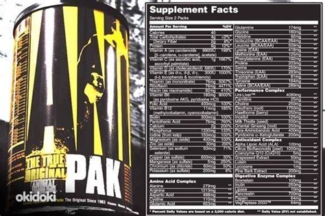 Animal Pak: отзывы и описание, как принимать витамины Энимал Пак ...