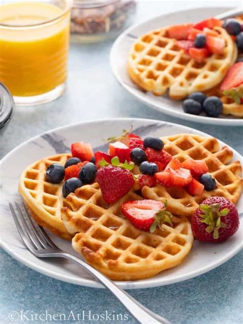 Mini Waffles Recipe Story Kitchen At Hoskins
