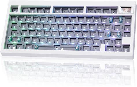 Amazon Suehiodhy Gmk Hot Swappable White Mechanical Keyboard Kit Bluetooth G