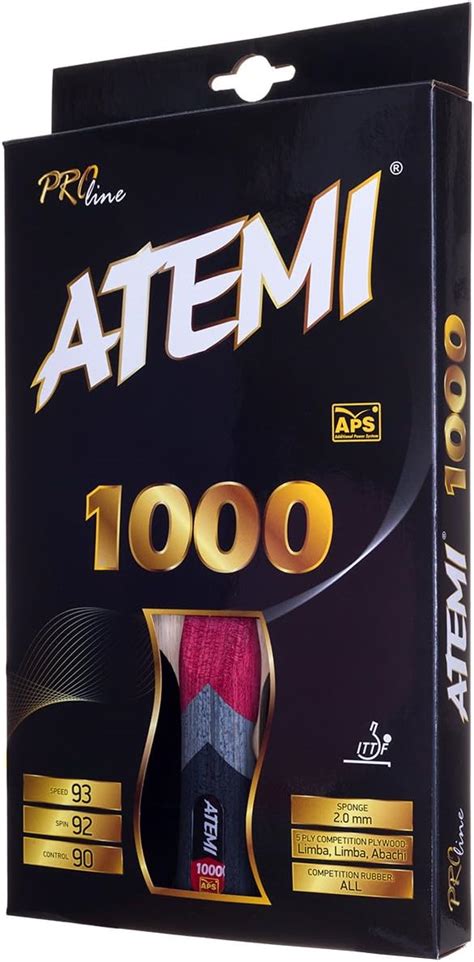 ATEMI 1000 Racket Adult Unisex, Red, Senior – BigaMart