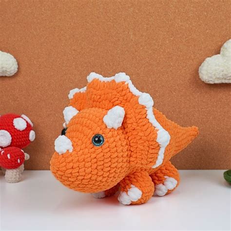 Dinosaur Amigurumi Big Size Crochet Pattern Boldle