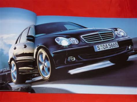 Mercedes W C Klasse Limousinen Prospekt Brochure Depliant Folleto