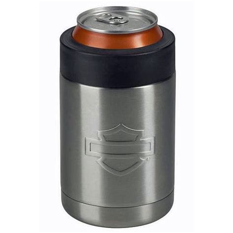 Harley Davidson® Bar And Shield® Silhouette Stainless Steel Can Cooler House Of Harley®