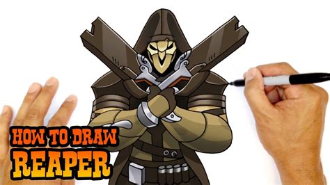 How To Draw Reaper Overwatch Step By Step Art Lesson Overwatch