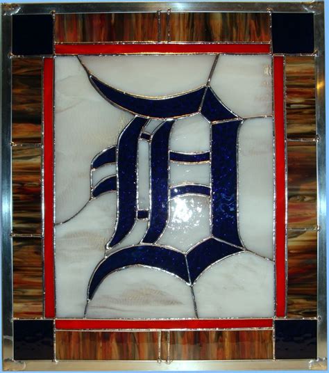 Stained Glass Detroit Tigers