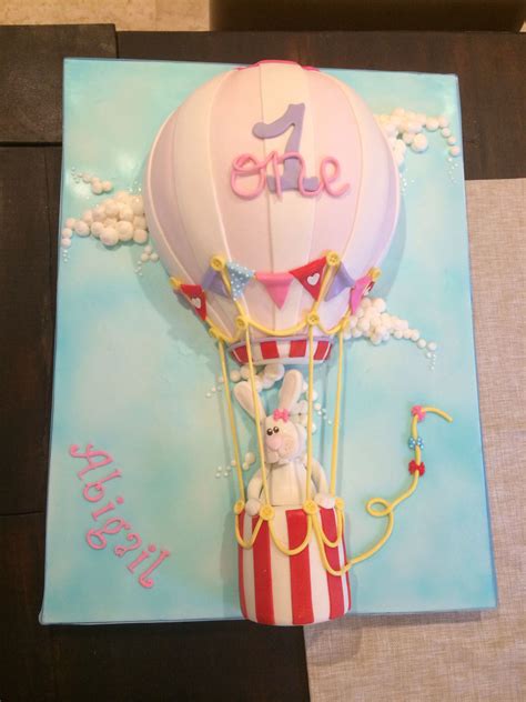 First Birthday Cake Hot Air Balloon Cake Hot Air Balloon Cake