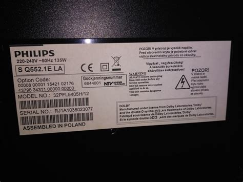 LCD TV PHILIPS, model 32PFL5405H/12 potpuno ispravan