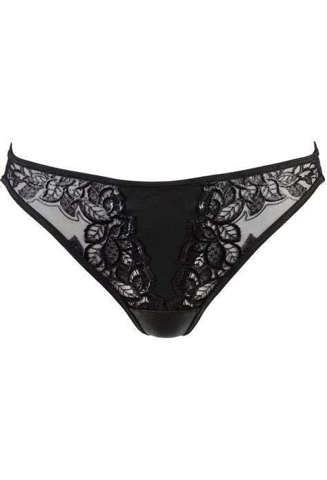 Kunstleder String Mit Spitze Slips Strings Club Hot Fashion Odretto Highheels