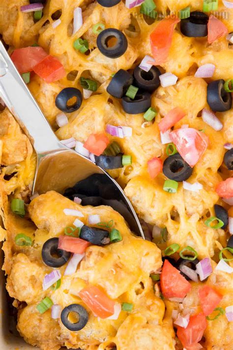 Taco Tater Tot Casserole Recipe ⋆ Real Housemoms