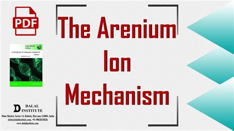 The Arenium Ion Mechanism - Dalal Institute