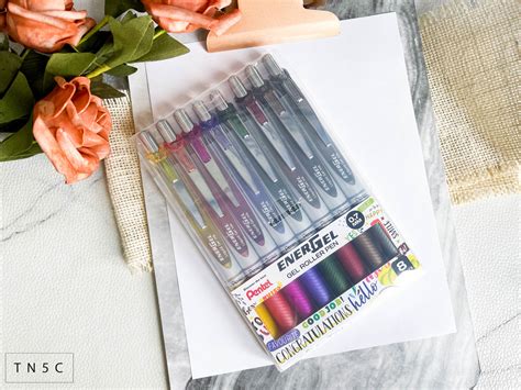 New Pentel Energel Colours The Number 5 Co