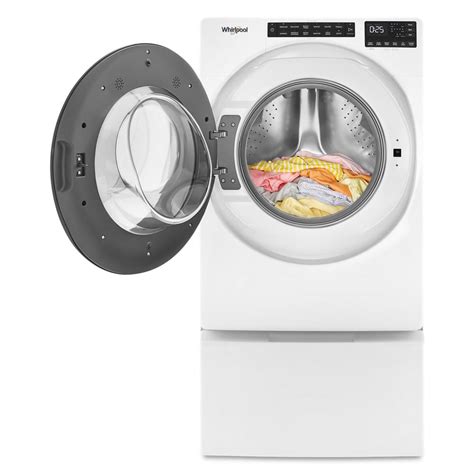 Whirlpool WFW6605MW CL 5 0 Cu Ft Front Load Washer With Quick