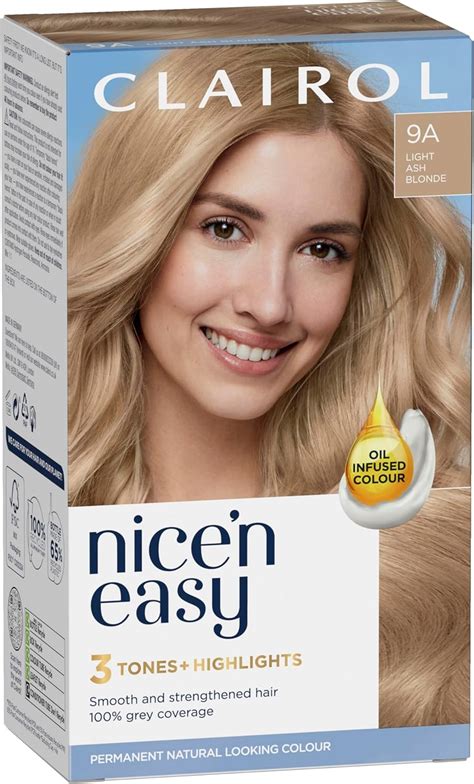 Clairol Nice N Easy Permanent Color Natural Light Ash Blonde Ea Amazon Ca Beauty