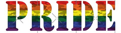 Pride Camo Gay By Bunny Loven Redbubble