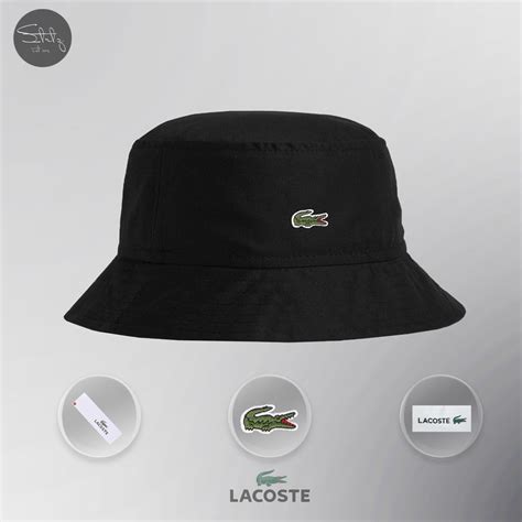 Черная Панама Lacoste | Панамка Лакост в Черном Цвете (ID#1607106044 ...