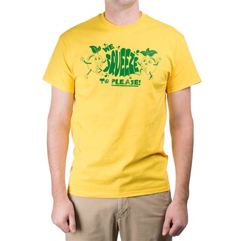 We Squeeze To Please Large Lemonade T Shirt