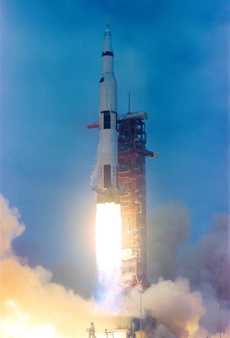 The Apollo 10 Spacecraft Is Launched From Pad B Launch Complex 39