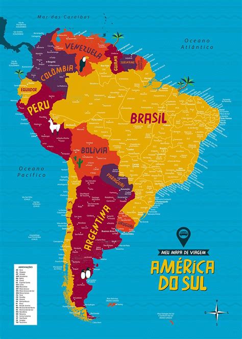 Foto Da América Do Sul - 9