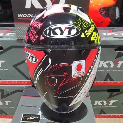 Kyt Nf J Espargaro Replica Open Face Double Visor Helmet