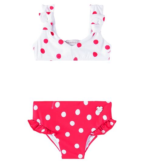 Baby Polka Dot Bikini In White Monnalisa Mytheresa